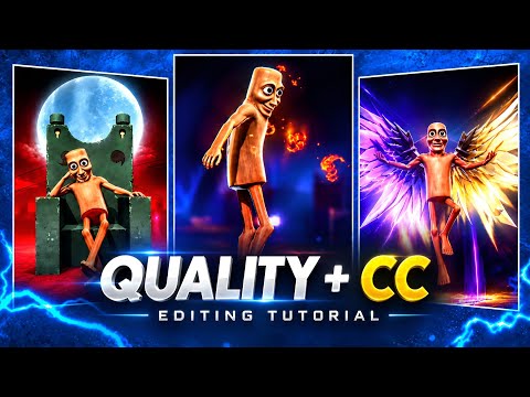 How to Increase Free Fire Video Quality + CC | Pro Editing Tutorial