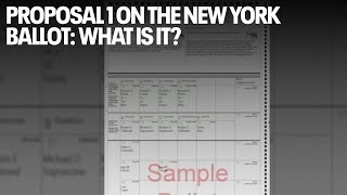 Proposal 1 on the New York ballot: What is it?