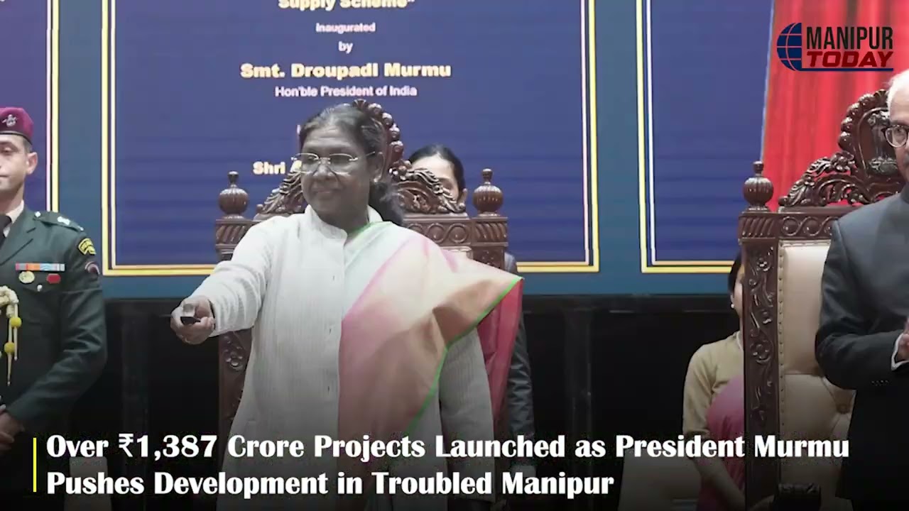 President Murmu Calls for Healing and Lasting Peace in Manipur
