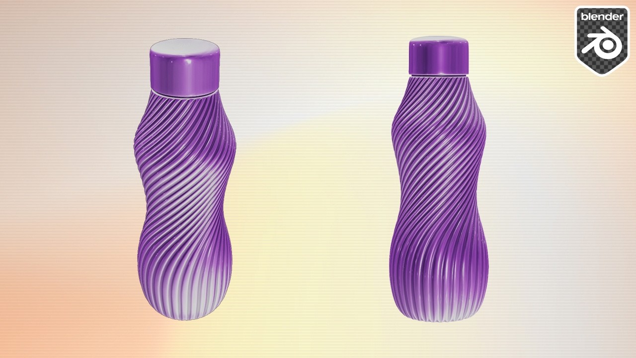 Plastic Bottle Modeling in Blender 3D - YouTube