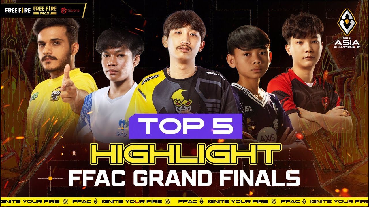 [VDO] TOP 5 Highlight FFAC Grand Finals  | Garena Free Fire