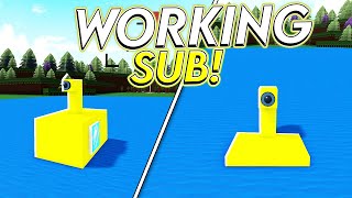 Working Submarine Tutorial In Roblox Build A Boat For Treasure!