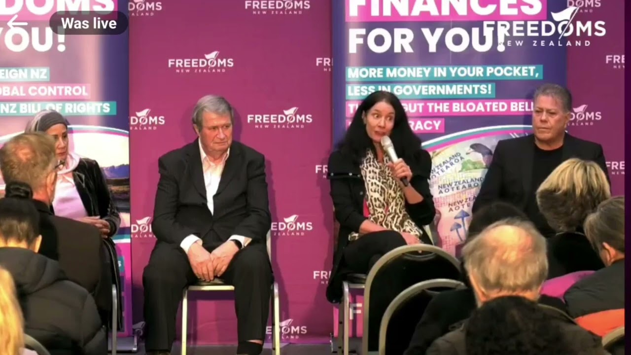 Sue Grey - NZ Freedoms Party- fluoride in water.