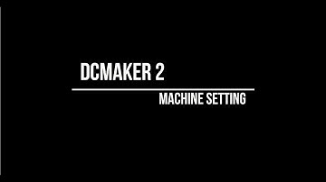 CURA Machine Setting
