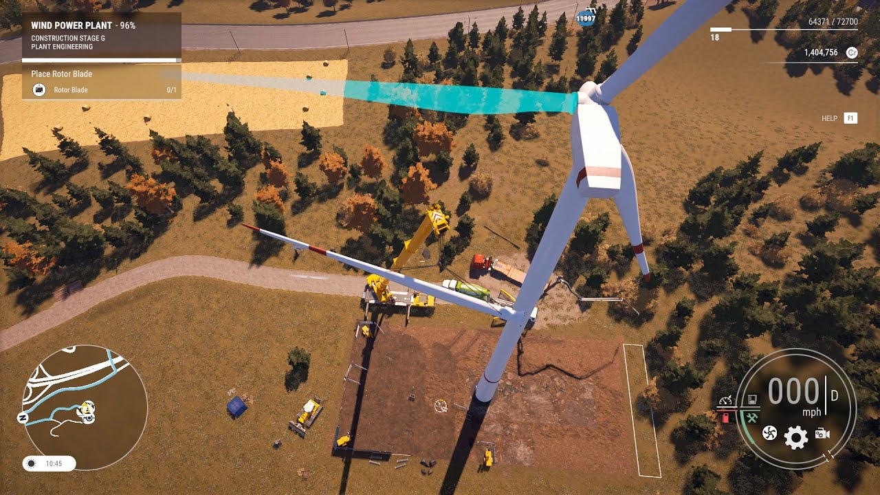 Construction Simulator 22 (Wind Power Plant) PC - YouTube