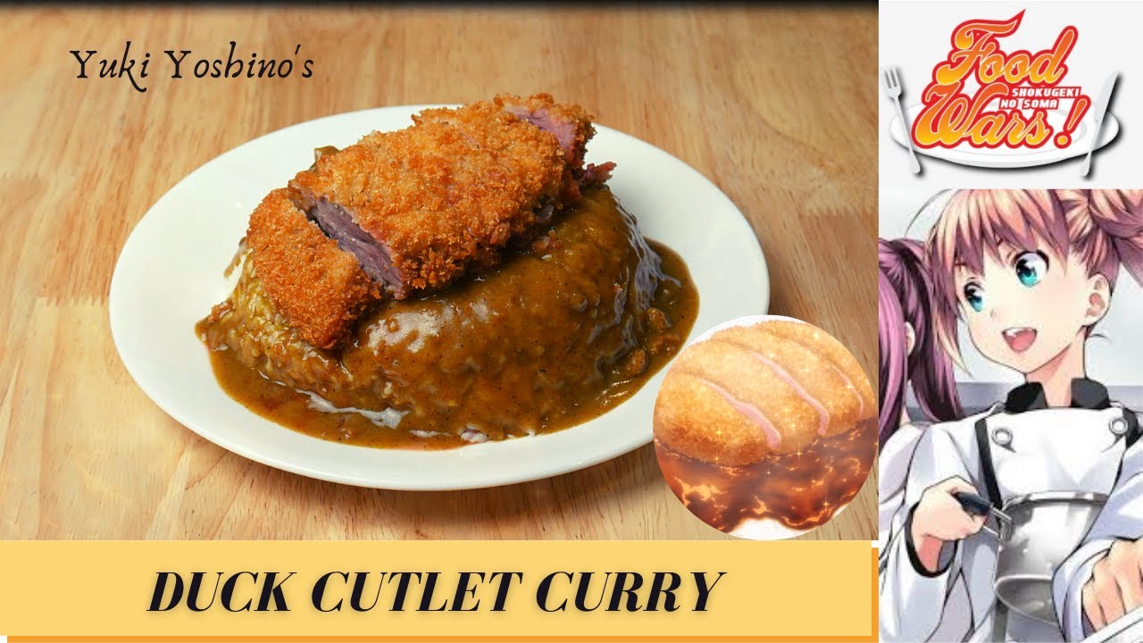 FOOD WARS RECIPE 26 / Duck Cutlet Curry / First Plate Episode 23 YouTube