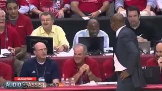 Doc Rivers Taunts the Rockets Fans Clippers vs Rockets Game 1 May 4 2015 2015 NBA Playoffs