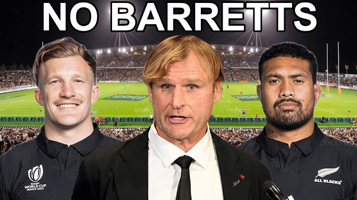NO BARRETTS! ALL BLACKS Lineup vs FRANCE (New Zealand vs France 2025 3rd Test)