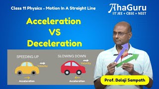 Acceleration vs Deceleration | Motion in a Straight Line | Chapter 2 | Class 11 Physics | JEE / NEET