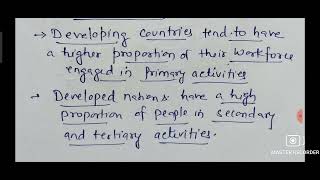 Meaning of Occupational Structure Economic Activities #Class 9 GEOGRAPHY CHAPTER 6 Population