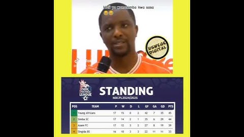 AHMED ALLY ANALIA BAADA YA SIMBA KUSHUKA NAFASA YA KWANZA LIGI KUU. #ahmedallysimbaleo #simbasc