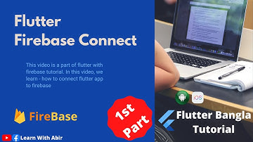 Firebase Connect In Flutter || Bangla Tutorial || Firebase Tutorial Playlist || Part 1