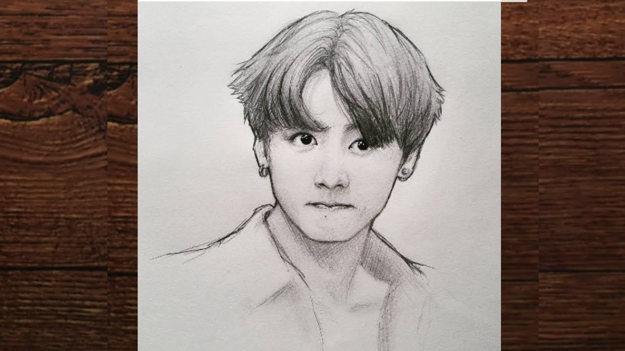 Fanart Jeon Jungkook pencil drawing  ARMYs Amino