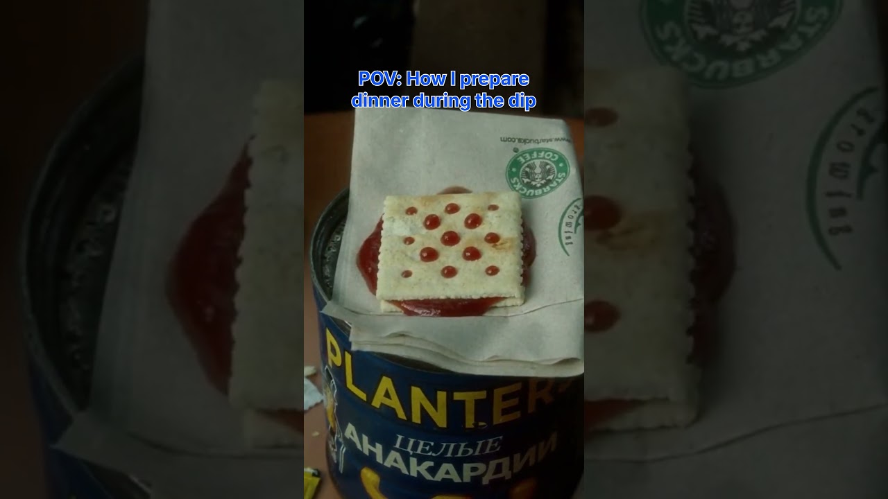 POV: How I prepare dinner during the dip