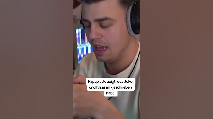 Papaplatte zeigt was Joko und Klaas ihm geschrieben haben