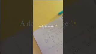 A day in collage ✨