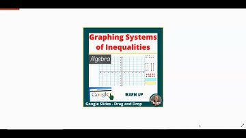 Systems of Linear Inequalities: Google Slides Warm Up Problem