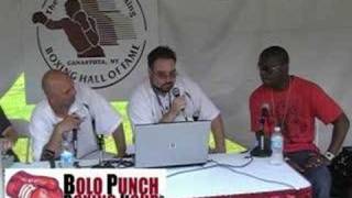 Cory Spinks Interview at the IBHOF by the Bolo Punch Crew