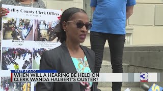 Deadline nears for County Clerk Wanda Halbert hearing, suspension