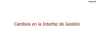 Configuración de la interfaz de gestión del Bequant BQN