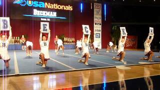 Beckman Varsity Cheer - Nationals 2012