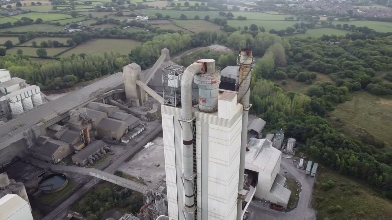 Hanson Cement Kiln Padeswood Buckley DJI Mini 2 First Flight
