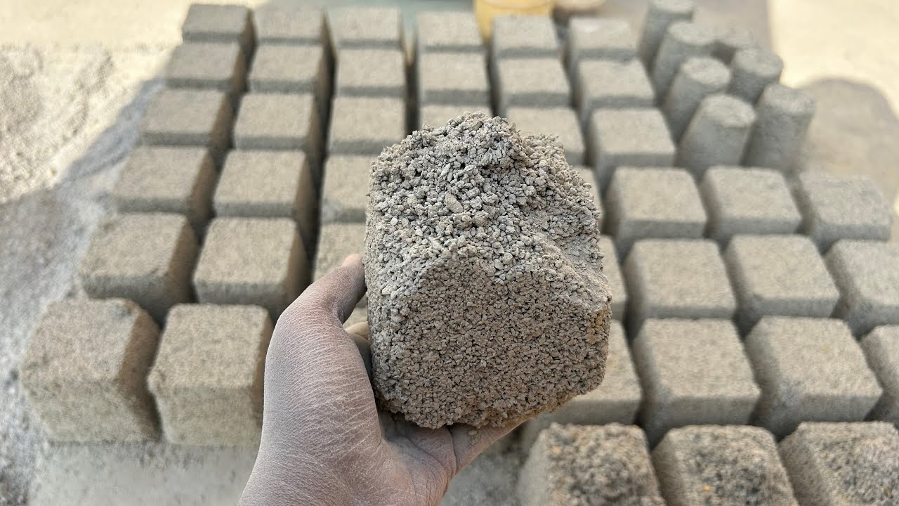 ASMR || Pure Concrete Texture Dry Crumbling Matki #oddlysatisfying #asmr 