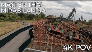 Master Thai front row POV 4K - Mirabilandia Italy 2024