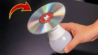 Attach Old CDs to Broken LED Bulbs! This Genius Invention Deserves a Nobel Prize!