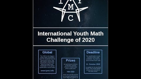 IYMC | International Youth Math Challenge 2020 | Full Information