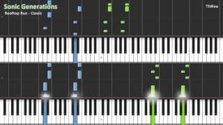 Sonic Generations - Rooftop Run (Classic) - Awesome for Piano chords