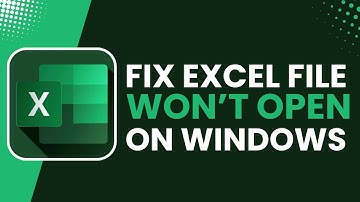 Fix Excel File Won
