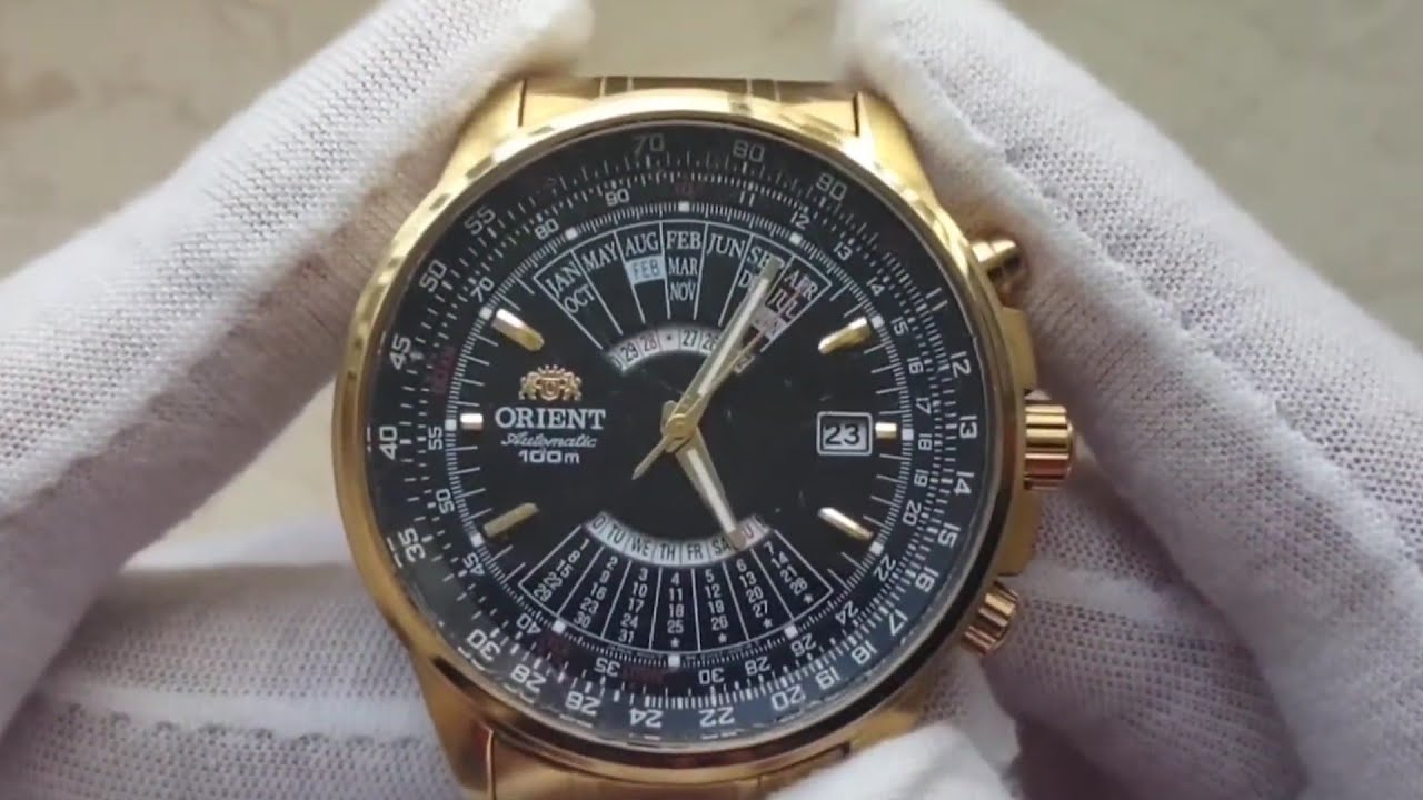 Orient Multi Year Calendar 100m. Automatic 21 jewels. Часы Orient