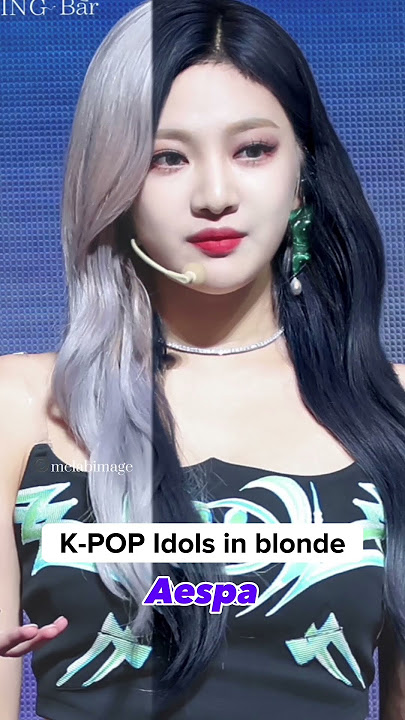 Aespa in blonde hair