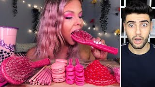 HER ŞEYİ YİYEN HANIM ABLA !! *Asmr Mukbang*