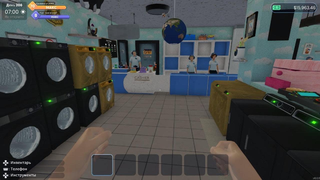 Laundry Store Simulator #98 ru ps5
