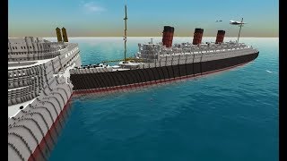 Queen Mary Rams SS Canberra From The Depths Queen Mary Rams SS Canberra From The Depths