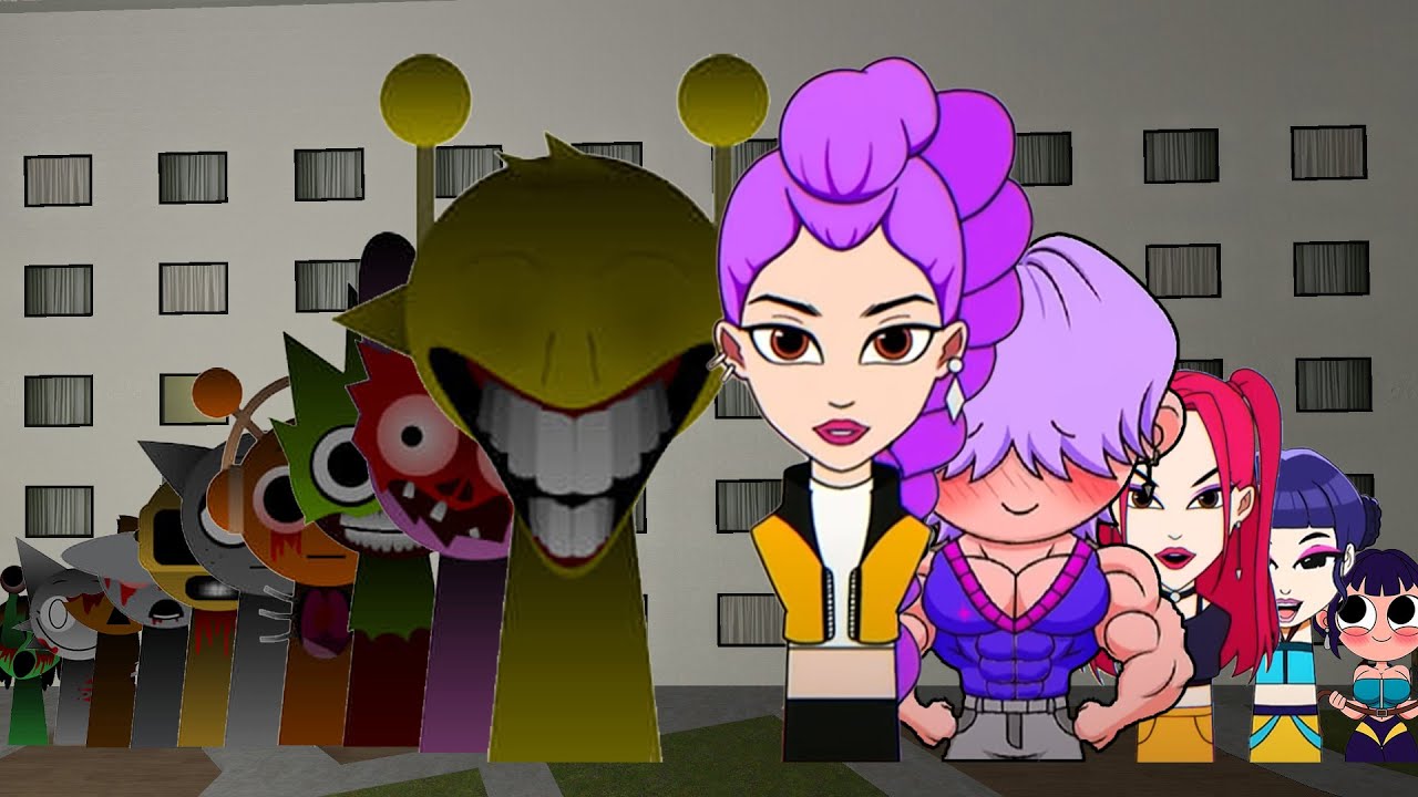 All the Sizes Of K-Pop Demon Hunters VS All the Sizes Of Horror Sprunki want me to help them - Gmod