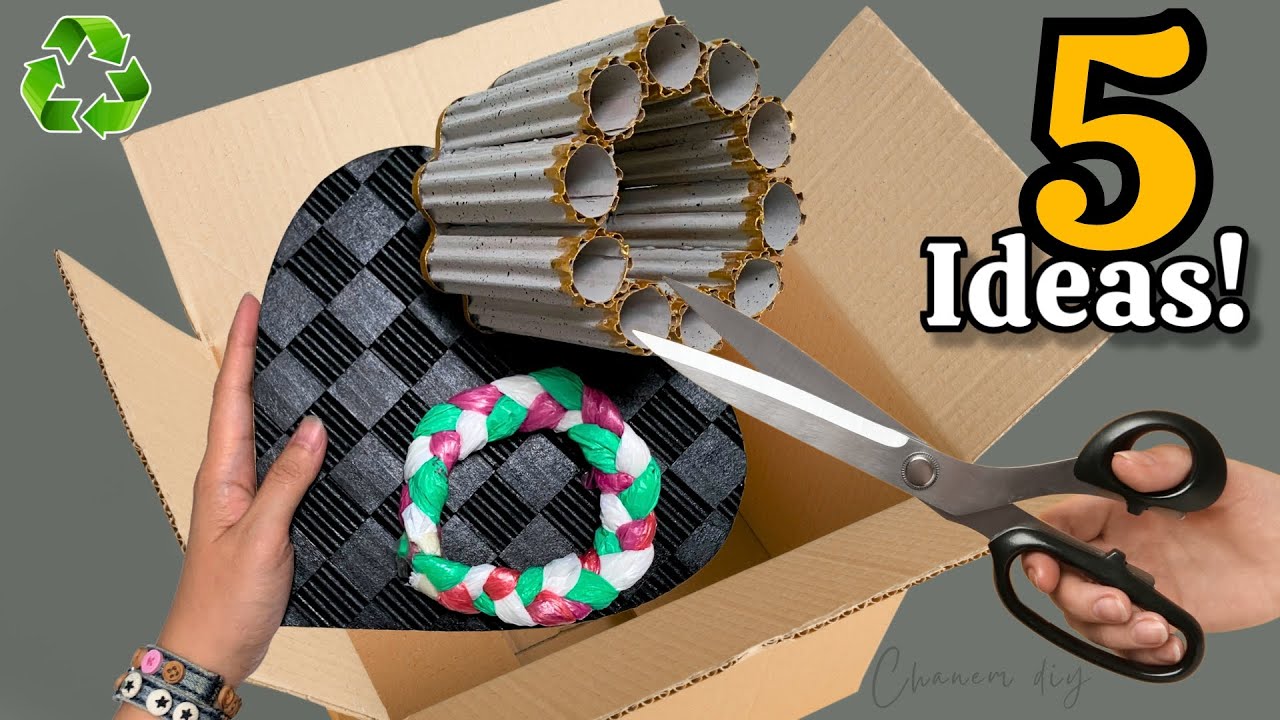 Transforming Cardboard & Waste Material: 5 Super Genius Recycling Ideas ...