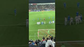 Украина - Эстония Товарищеский матч в Запорожье 1-0 Гол