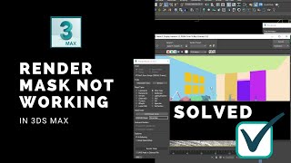 SOLVED: Render Mask Not Working | How To Render Ambient Occlusion and Wire Color in 3ds Max
