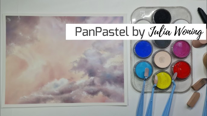 Pan Pastel & Sennelier Oil Pastels Mixed Media Seascape Painting with Caran  D'Ache Luminance Pencils 