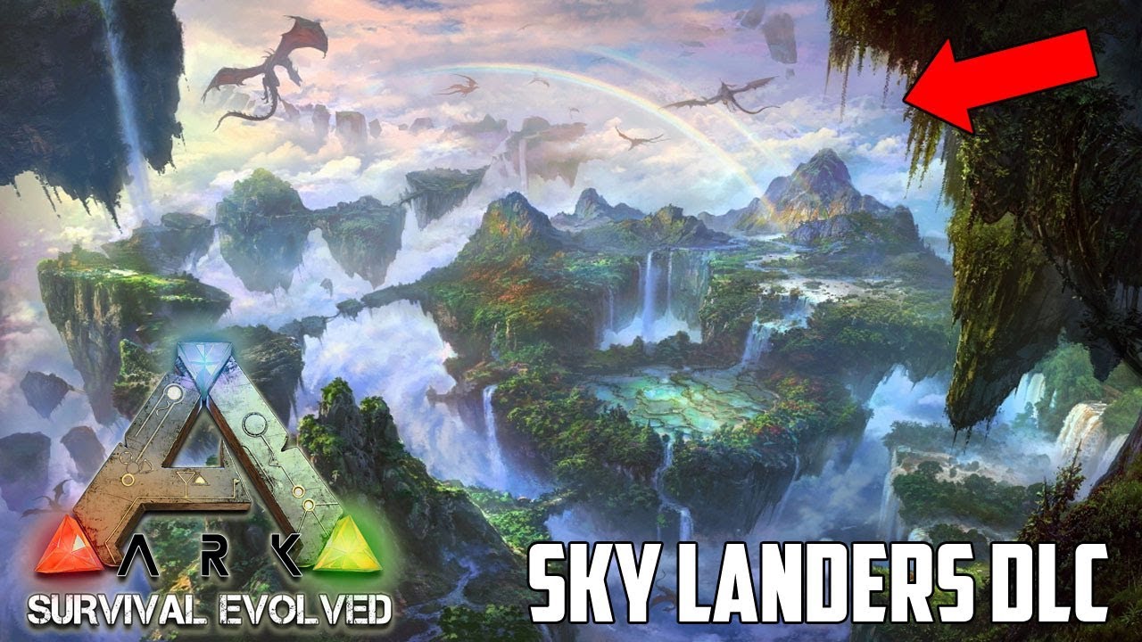 Ark Survival Evolved Sky Map Free Paid Expansion Youtube