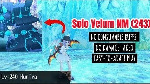 RPG Toram Online: 240 Bow Showcase vs 243 Velum Nightmare.