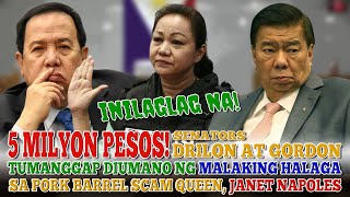 5 MILYON PESOS!... Sen. FRANKLIN DRILON AT Sen. RICHARD GORDON TUMANGGAP Diumano ng MALAKING HALAGA