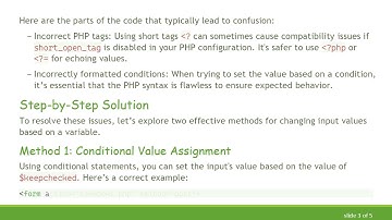 How to Dynamically Change Input Value Based on Variable in PHP