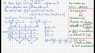 théorème des valeurs intermédiaires - nombre de solutions d'une équation - exercice type Bac
