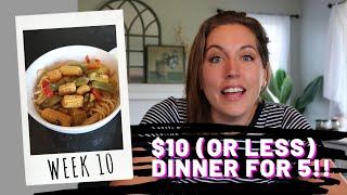 Easy Dinner Idea | Sesame Noodle Stir Fry | Cook with Me | $10 What's for Dinner