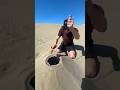 🏜️😱 Man Turns Desert Sand Into a Thick Rope Using Sticky Substance! 🧵✨#shorts