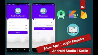 Book App Firebase | 02 Login SignUp | Android Studio | Kotlin